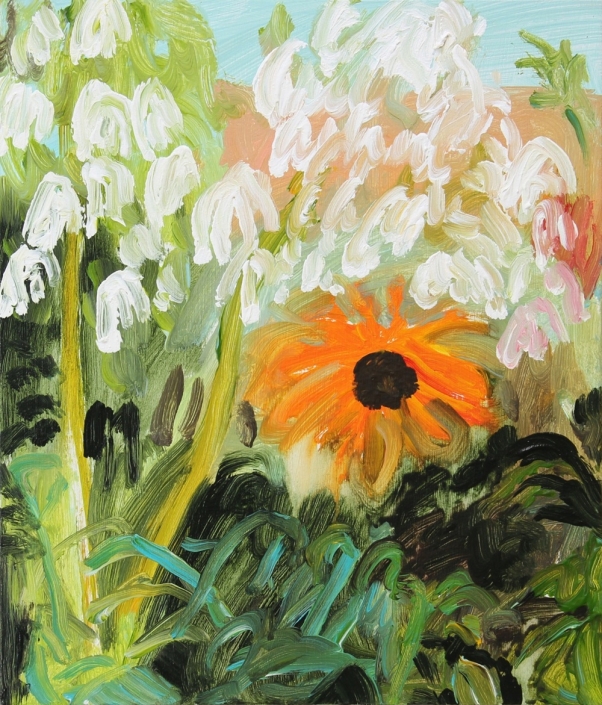 Home Flowers (sunflower), 2026, 35×30 cm, acrylic on MDF €975 Home Flowers (sunflower), 2026, 35x30 cm, acrylic on MDF €975